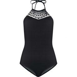 Kostium kąpielowy wyszczuplający bonprix czarny. Czarne kostiumy jednoczęściowe damskie bonprix. Za 129.99 zł.