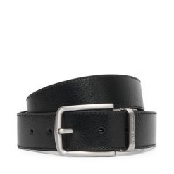 Pasek Emporio Armani. Czarne paski damskie Emporio Armani, bez wzorów. Za 569.99 zł.