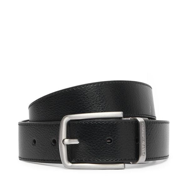 Pasek Emporio Armani. Czarne paski damskie Emporio Armani, bez wzorów. Za 535.99 zł.