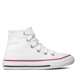Trampki Converse. Białe półbuty dziewczęce Converse, bez wzorów, retro, bez zapięcia. Za 169.99 zł.