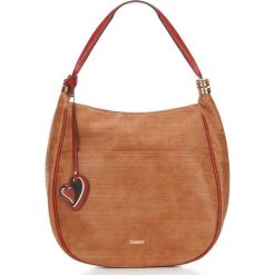 Torebka damska 87-4Y-750-5. Brązowe torebki shopper damskie Wittchen, w geometryczne wzory. Za 269.00 zł.