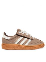 Adidas Sneakersy Handball Spezial Comfort Closure Elastic Lace KI3944 Brązowy. Brązowe buty sportowe dziewczęce Adidas, bez wzorów, ze skóry, bez zapięcia, do piłki ręcznej. Za 259.99 zł.