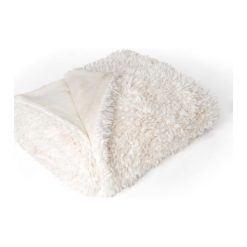 Mistral Home Koc Z Kożuchem Włochaty Ecru 150X200 Cm. Szare kocyki dla dzieci Mistral Home. Za 150.00 zł.