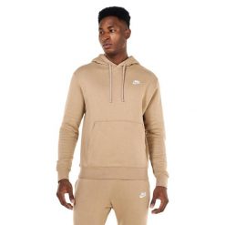 Bluza Z Polaru Dla Dorosłych Unisex Sportswear Club. Brązowe bluzy męskie Nike, m, bez wzorów, z polaru, bez kaptura. Za 367.99 zł.