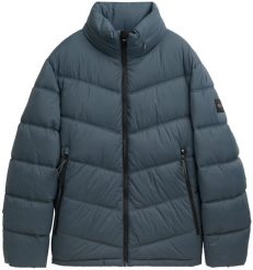 Tom Tailor vyriška žieminė striukė, pilkai mėlyna. Kurtki męskie Nike, m, bez wzorów, bez kaptura. Za 217.48 zł.