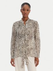 Marella Koszula Canapa 2613111151 Écru Regular Fit. Bluzki damskie Marella, bez wzorów, z wiskozy, bez kołnierzyka, bez ramiączek. Za 669.99 zł.