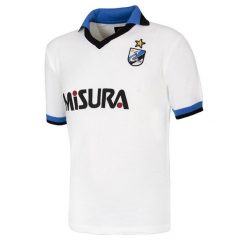 Koszulka retro piłkarska dla dorosłych - FC Internazionale 1986 - Biały. Białe koszulki sportowe męskie COPA FOOTBALL, bez wzorów, bez kołnierzyka, bez ramiączek, do piłki nożnej. Za 383.47 zł.