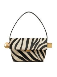 JACQUEMUS Torebka The Rond Carre 24H243BA383-3209 Biały. Białe torebki do ręki damskie JACQUEMUS, bez wzorów, ze skóry, bez dodatków. Za 5,399.00 zł.