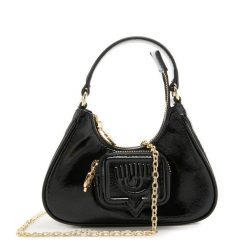 CHIARA FERRAGNI Torba przez ramię Eyelike - sztuczna skóra Torby na ramię 1 ct Damski. Czarne torby na ramię damskie Chiara Ferragni, bez wzorów, z materiału, eleganckie, bez dodatków. Za 516.99 zł.