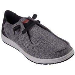 Buty sportowe męskie Skechers Melson nela. Szare buty sportowe męskie Skechers, bez zapięcia. W wyprzedaży za 290.00 zł.