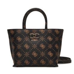 Torebka Guess. Brązowe torebki do ręki damskie Guess, z aplikacjami, bez dodatków. Za 659.99 zł.