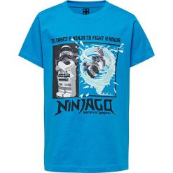 Koszulka "CM-50104" w kolorze niebieskim. T-shirty dla chłopców marki LEGO Wear. W wyprzedaży za 29.95 zł.