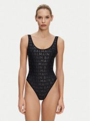 Balmain Strój kąpielowy BKBU92110 Czarny. Czarne kostiumy jednoczęściowe damskie Balmain, bez wzorów, z syntetyku. Za 1,949.00 zł.