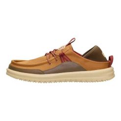 HeyDude Męskie Mokasyny Bradley Blipper. Brązowe mokasyny męskie Hey dude, z materiału. Za 379.00 zł.