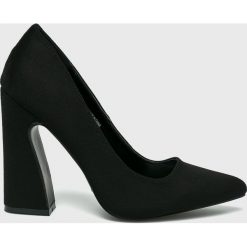Public Desire - Czółenka. Czarne czółenka damskie Public Desire, z materiału. W wyprzedaży za 149.90 zł.