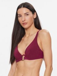Chantelle Góra od bikini Glow C15T10 Bordowy. Czerwone bikini damskie Chantelle, bez wzorów. Za 329.99 zł.