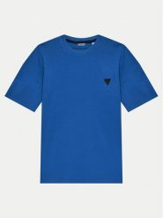 Guess T-Shirt L4YI08 K8HM4 Niebieski Regular Fit. Niebieskie t-shirty dla chłopców Guess, z aplikacjami, z bawełny, bez ramiączek. Za 59.99 zł.