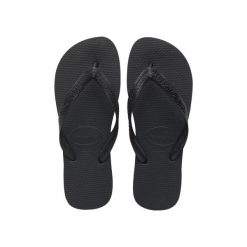 Sandały Havaianas Basic Top Czarny. Czarne sandały męskie Havaianas, z materiału, bez zapięcia. Za 98.00 zł.