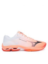 Mizuno Buty halowe Wave Lightning Pro V1GA2660 Koralowy. Pomarańczowe buty sportowe męskie Mizuno, z materiału, bez zapięcia. Za 539.99 zł.