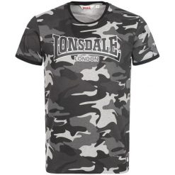 T-shirt o wąskim kroju Lonsdale Cobbet. Szare t-shirty męskie Lonsdale, m, bez wzorów, bez kołnierzyka. Za 195.50 zł.