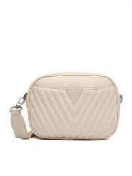 Guess Jeans Torebka CWBEO-GUESS-M-001-09 Écru. Listonoszki damskie Guess Jeans, z aplikacjami, z jeansu, bez dodatków. Za 229.99 zł.