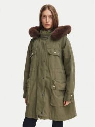 Liu Jo Parka WF6002 T718A Zielony Regular Fit. Zielone kurtki damskie Liu Jo, bez wzorów, z bawełny, bez kaptura. Za 1,719.00 zł.
