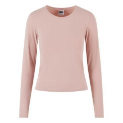 Damska koszulka z długim rękawem Urban Classics Basic Super Slim. Czerwone t-shirty damskie Urban Classics, uniwersalny, bez wzorów, bez kołnierzyka. Za 142.00 zł.