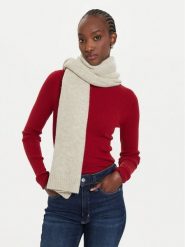 Calvin Klein Szalik Embroidery Airy K60K612610 Beżowy. Brązowe rękawiczki damskie Calvin Klein, bez wzorów, z materiału. Za 419.99 zł.