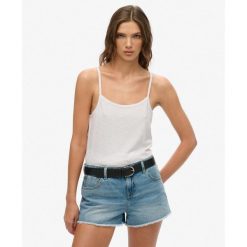 Top Strappy Studios. Białe bielizna termoaktywna damska Superdry., bez wzorów, z bawełny, bez ramiączek. Za 105.35 zł.