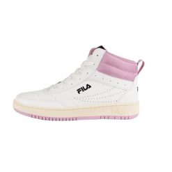 Buty do chodzenia damskie Fila Rega Mid wysokie. Białe obuwie sportowe damskie Fila, bez wzorów, trekkingowe. Za 186.00 zł.