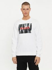 Hugo Bluza Duragol_U242 50513335 Biały Regular Fit. Białe bluzy męskie Hugo, l, bez wzorów, z bawełny, bez kaptura. Za 499.99 zł.