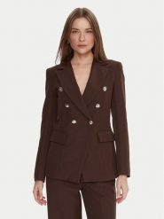 Maryley Marynarka 25IB139/43CO Brązowy Regular Fit. Brązowe żakiety damskie Maryley, s, bez wzorów, z syntetyku. Za 499.99 zł.