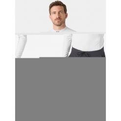Rashguard Męski Helly Hansen Waterwear. Białe koszulki sportowe męskie Helly Hansen, m, bez wzorów, ze skóry, bez kołnierzyka, bez ramiączek, żeglarskie. Za 309.00 zł.