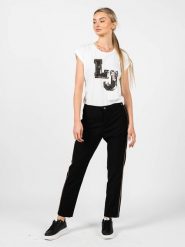 Liu-Jo Spodnie | WA1534 T4568 | Kobieta | Czarny. Czarne spodnie materiałowe damskie Liu Jo, bez wzorów, z elastanu. W wyprzedaży za 269.00 zł.