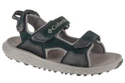 Sandały męskie, Konos Hiker 3-Strap Sandal. Czarne sandały męskie Columbia, z materiału, bez zapięcia. Za 219.00 zł.