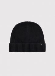 PAKO LORENTE – Czarna czapka męska z wełną. Czarne czapki i kapelusze męskie Pako Lorente, na zimę, bez wzorów, z nylonu. Za 149.99 zł.