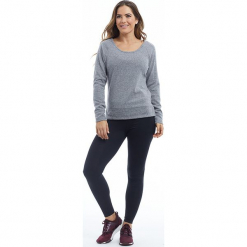 Sweter "Bailey" w kolorze szarym. Szare swetry damskie BALANCE COLLECTION, z okrągłym kołnierzem. W wyprzedaży za 65.95 zł.