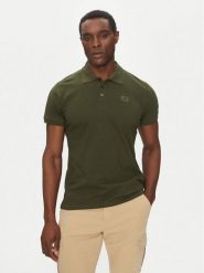 Alpha Industries Polo X-Fit 136600 Zielony Regular Fit. Zielone koszulki polo męskie Alpha Industries, m, bez wzorów, z bawełny, bez ramiączek. Za 139.99 zł.