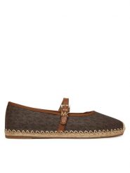 MICHAEL Michael Kors Espadryle Lynn 40R6LYFP1B Brązowy. Brązowe espadryle damskie MICHAEL Michael Kors, bez wzorów, ze skóry, bez obcasa, bez zapięcia. Za 549.99 zł.