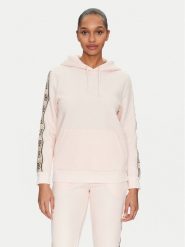 Guess Bluza V4YQ11 KB3P2 Różowy Regular Fit. Czerwone bluzy damskie Guess, l, z aplikacjami, z bawełny, bez kaptura. Za 299.99 zł.