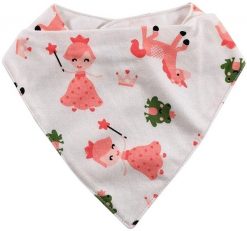 Vaikiškų seilinukų - kaklaskarių rinkinys Lorelli Bandana Girl, 1 vnt. Śliniaki dla dzieci Lorelli, bez wzorów. Za 21.32 zł.