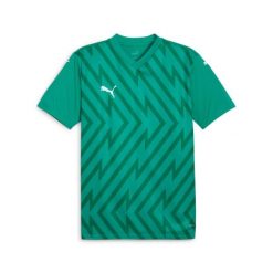 Koszulka Puma TeamGlory. Białe koszulki sportowe męskie Puma, l, bez wzorów, z poliesteru, bez kołnierzyka, bez ramiączek, do piłki nożnej. Za 106.99 zł.