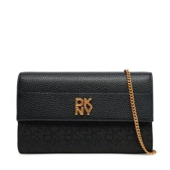 Torebka DKNY. Czarne torebki do ręki damskie DKNY, bez wzorów, wizytowe, bez dodatków. Za 389.99 zł.