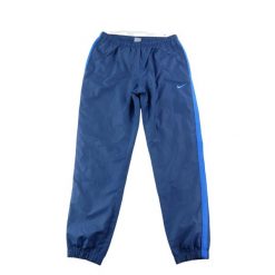 Spodnie dresowe męskie Nike Season. Niebieskie spodnie sportowe męskie Nike, l, bez wzorów, z dresówki, do biegania. Za 106.46 zł.
