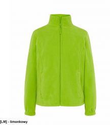 JHK - Bluza polarowa damska, taliowana, z suwakiem i dwoma zapinanymi kieszeniami limonkowy L. Bluzy damskie JHK, l, bez wzorów, z polaru, bez kaptura. Za 54.92 zł.