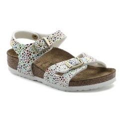 Sandały ze wzorem. Sandały dziewczęce marki Birkenstock. W wyprzedaży za 179.95 zł.