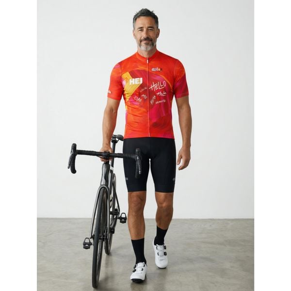 Koszulka rowerowa męska Quest Hello. Buty sportowe męskie Quest, m, bez wzorów, z materiału, bez kołnierzyka, bez ramiączek, rowerowe. Za 249.99 zł.