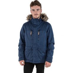 Parka "King Peak" w kolorze niebieskim. Niebieskie parki męskie Trespass Men, m, bez wzorów, ze skóry, bez kaptura. W wyprzedaży za 373.95 zł.
