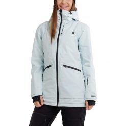 Kurtka narciarska damska Pemberton Allmountain Jacket. Zielone kurtki damskie Fundango, l, bez wzorów, bez kaptura, narciarskie. Za 669.90 zł.