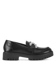 Sergio Bardi Loafersy ARC-E1091-04SB Czarny. Czarne mokasyny damskie Sergio Bardi, ze skóry. Za 159.99 zł.